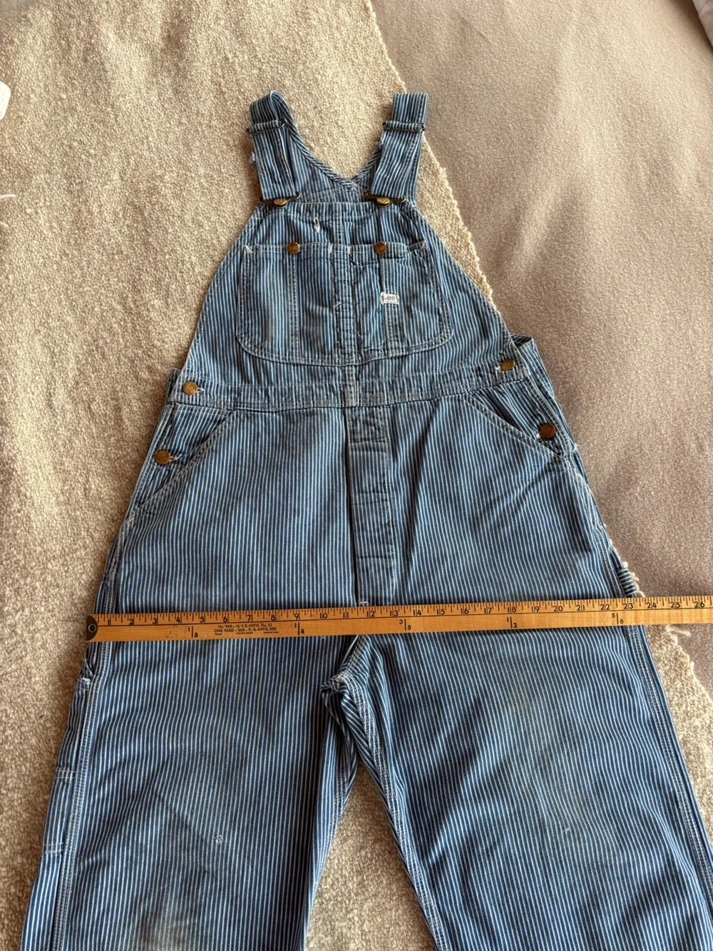 Vintage Lee Engineer Striped Bibs